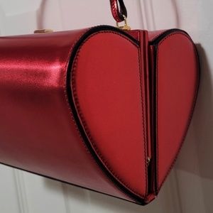 RARE Moschino Vintage Heart Shaped Purse